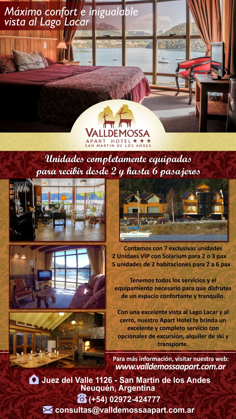 alojamiento apart hotel en san martin de los andes