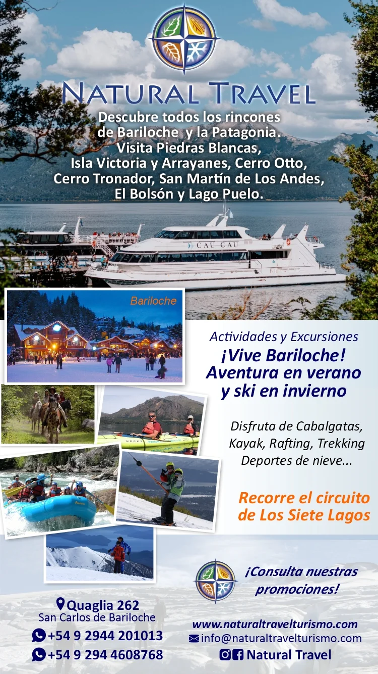 excursiones en bariloche natural travel