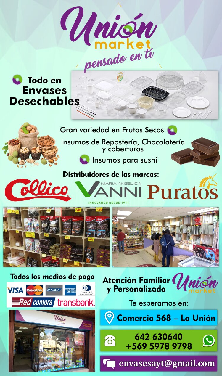 insumos para reposteria envases desechables union market