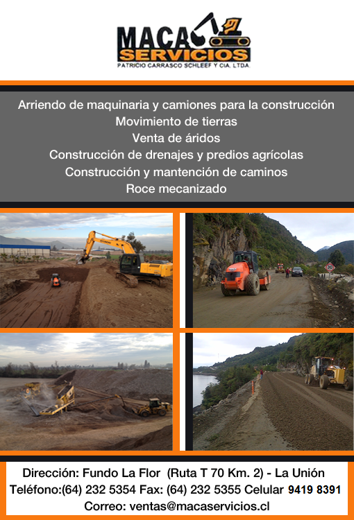 venta aridos osorno