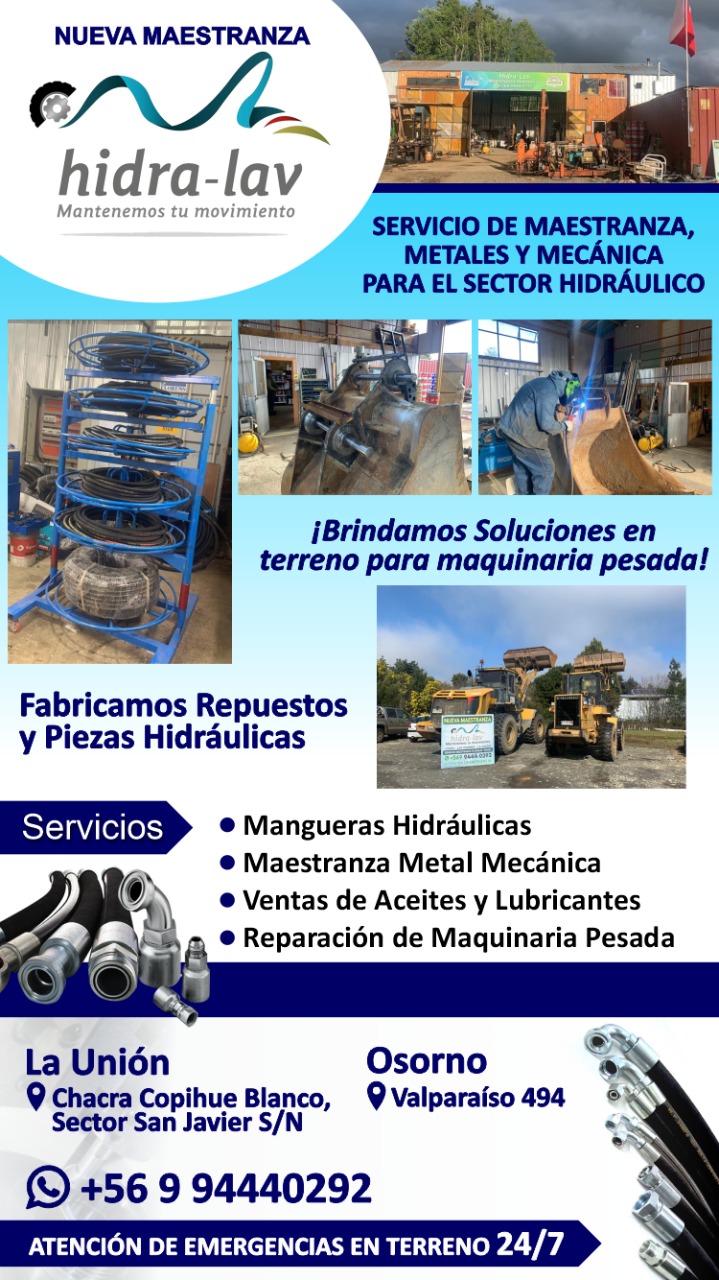 maestranza hidraulica en la union
