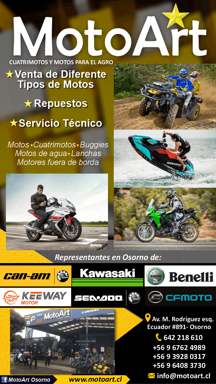 motos can am kawasaki osorno
