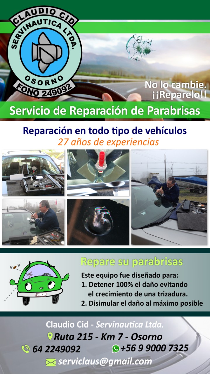 reparacion de parabrisas osorno