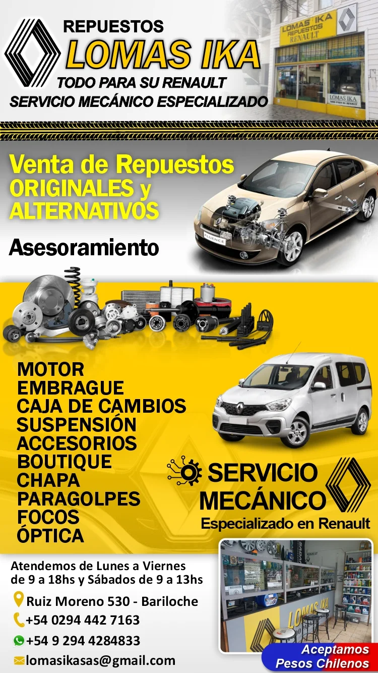 repuestos renault bariloche