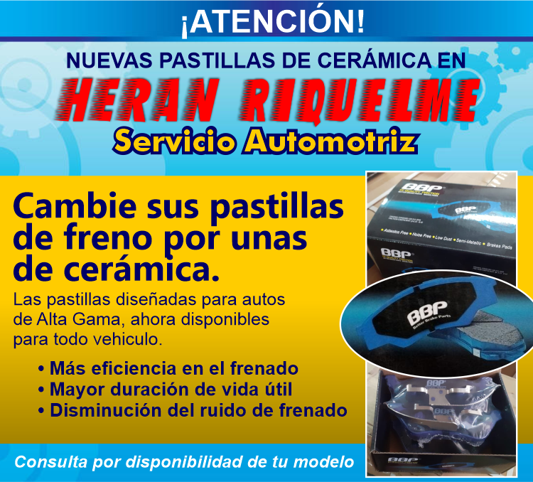 pastillas freno ceramica osorno